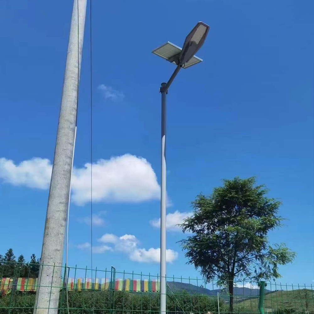 HKV Solar Street Light 100W 200W 300W 400W 600W All in Two Outdoor Waterproof Led Solar Street Lights