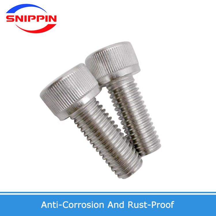 Knurl Hexagon Hex Socket Cap Head Screw Stainless Steel Allen Bolt M1.4-M26 DIN912 Screw Manufacturer