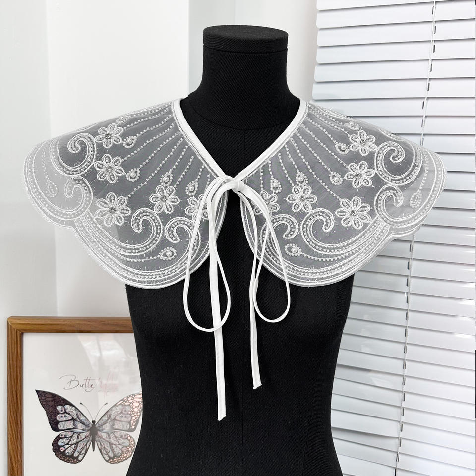 Lace Embroidery Dress Accessories