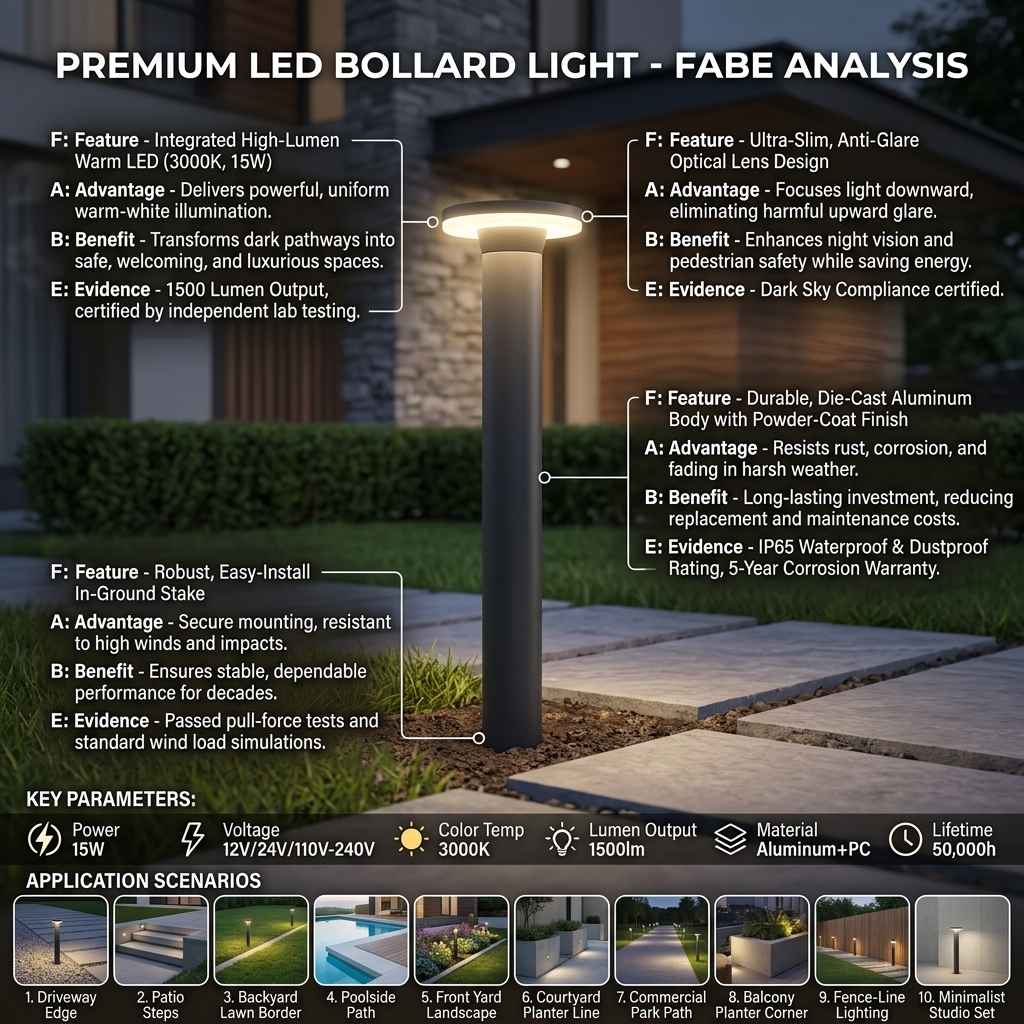 Lawn Outdoor LED IP65 Waterproof Remote Control Modern Aluminum Profile Landscape Floor Lamp Garden Lights