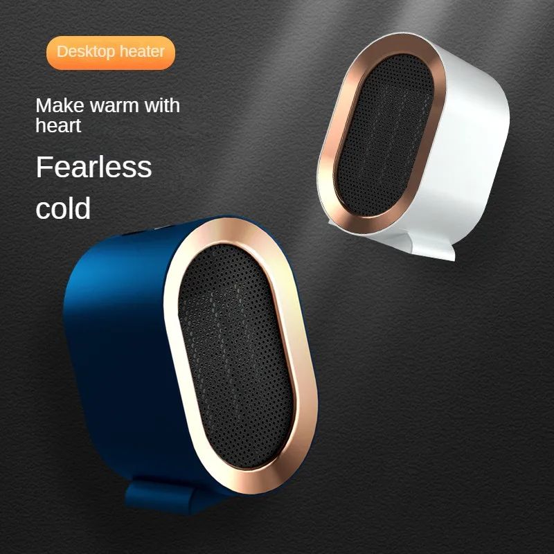 Portable Electric Heater Room Heating Stove Mini Household Radiator Remote Warmer Machine for Winter Desktop Heaters 1200W