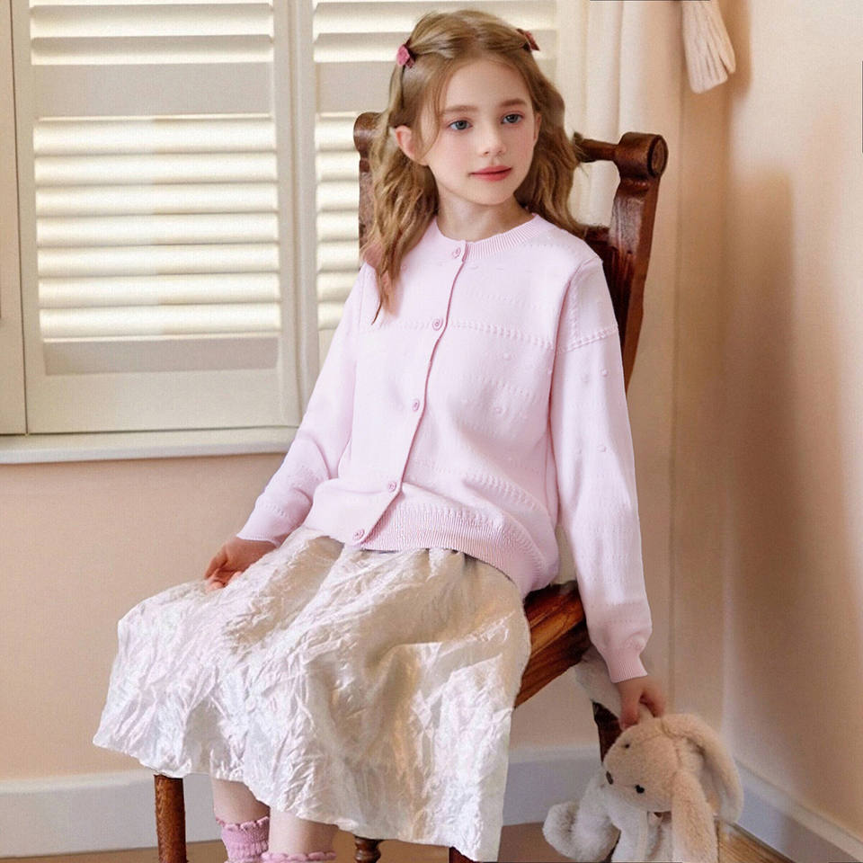 Soft Breathable Cardigan for Girls