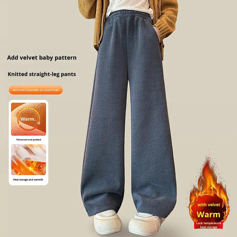 Брюки Herringbone (Fleece-lined Knitted)