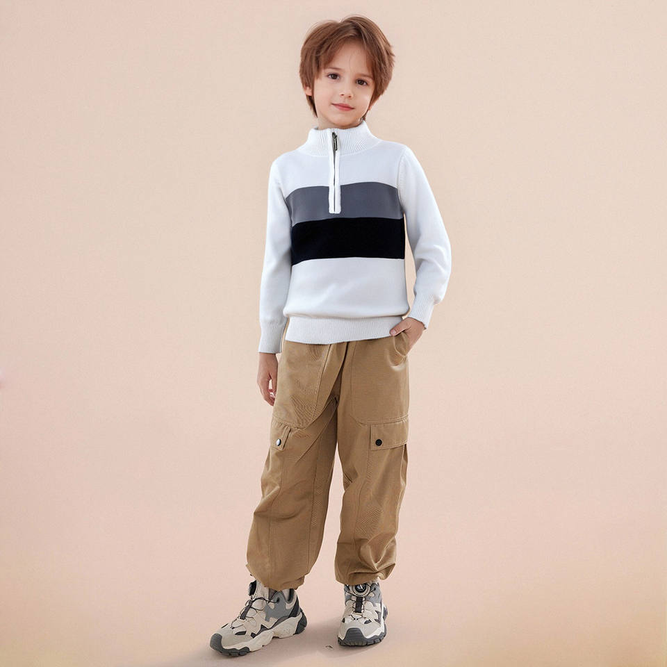 Winter Casual Color Block Sweater