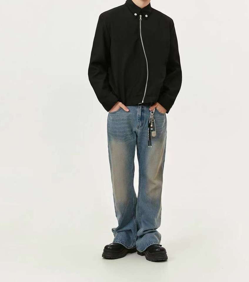 Curve Zipper Style Jacket