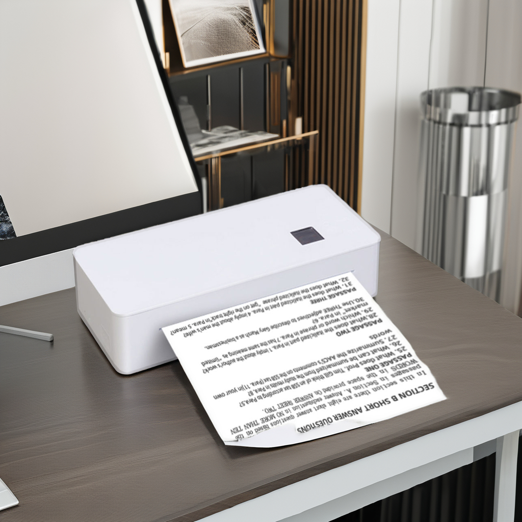 Newest A4 Portable Blue Tooth WIFI Wireless Printer 210mm Paper Mini Mobile Printer for Android IOS Office Printing