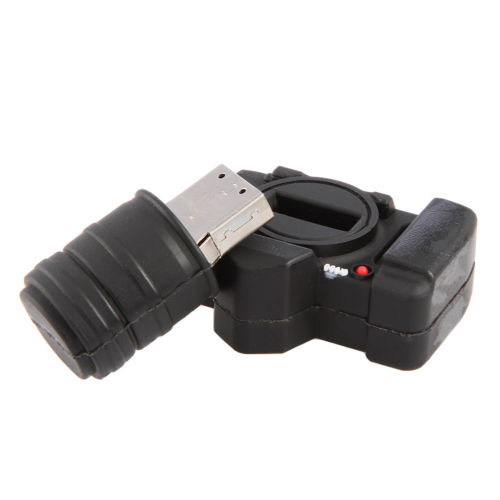 Hot Selling Camera Shape 8GB 4GB USB Flash Memory Stick Thumb Drive 64GB 32GB  16GB Memory Stick Flash Card Photography Gifts