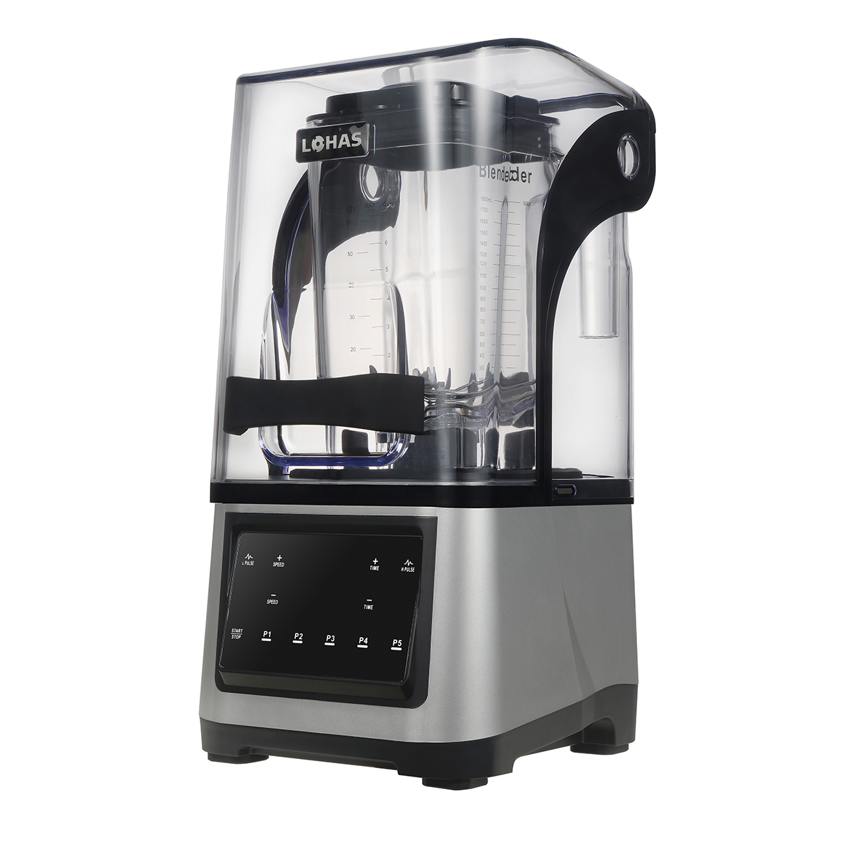 High Speed BPA-Free Cup Multi-Purpose Blender Low Noise With Sound Cove Commercial Heavy Duty for Hotel Use