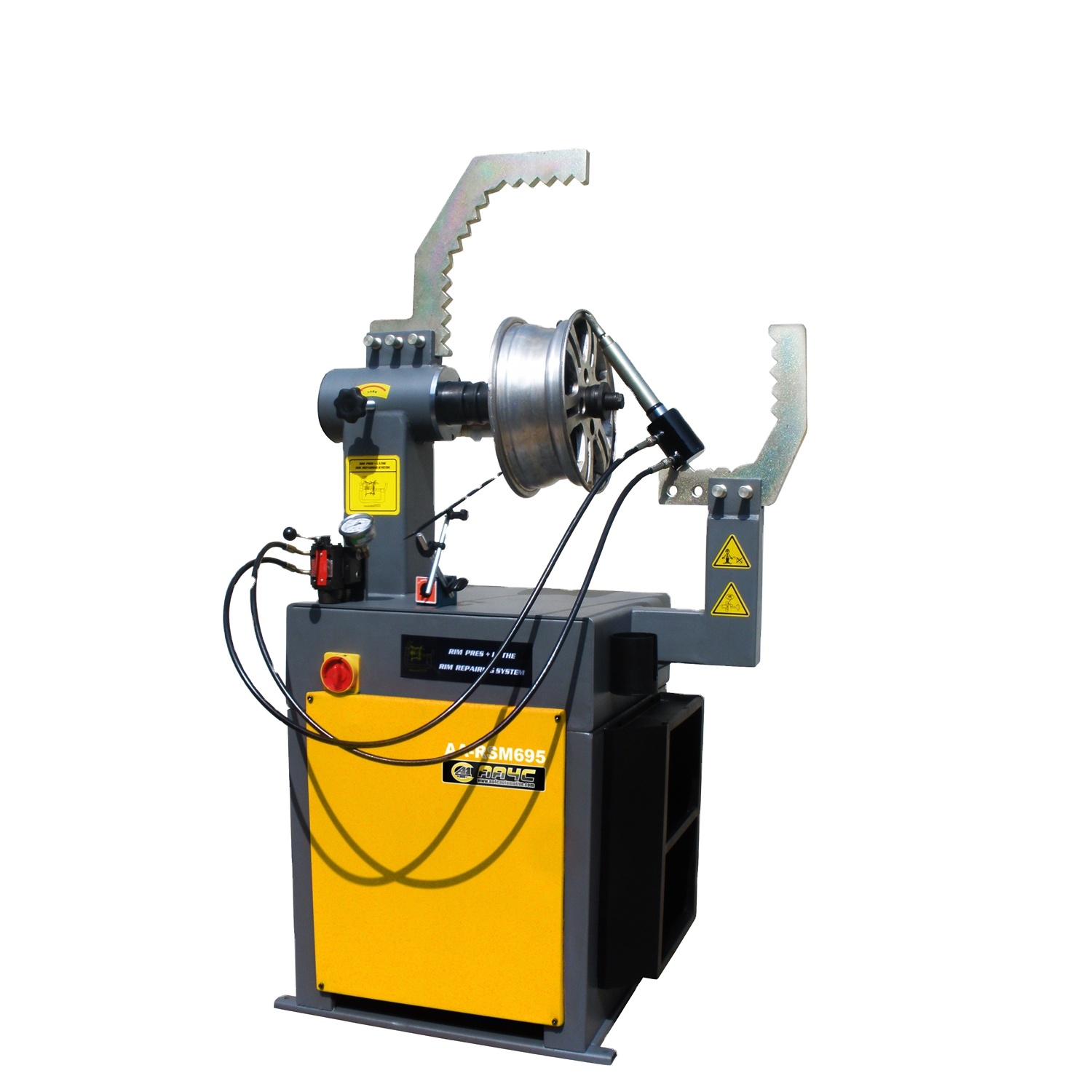 AA4C Rim Straightening Machine with Polishing Set in Promotion Wheel Straightening Machine for Rim Repair