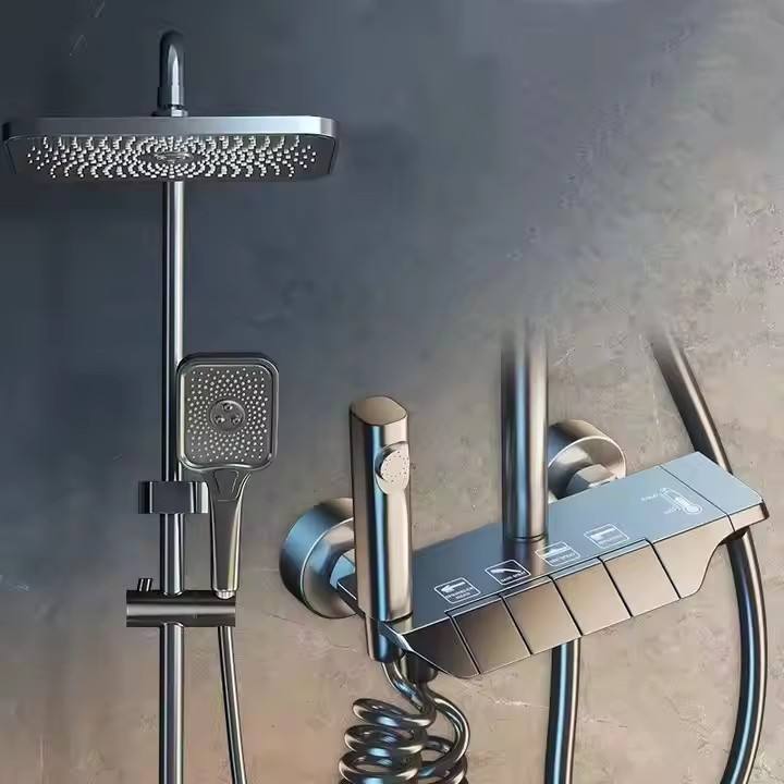 Люксовая душевая система на 4 режима (Modern Key)
