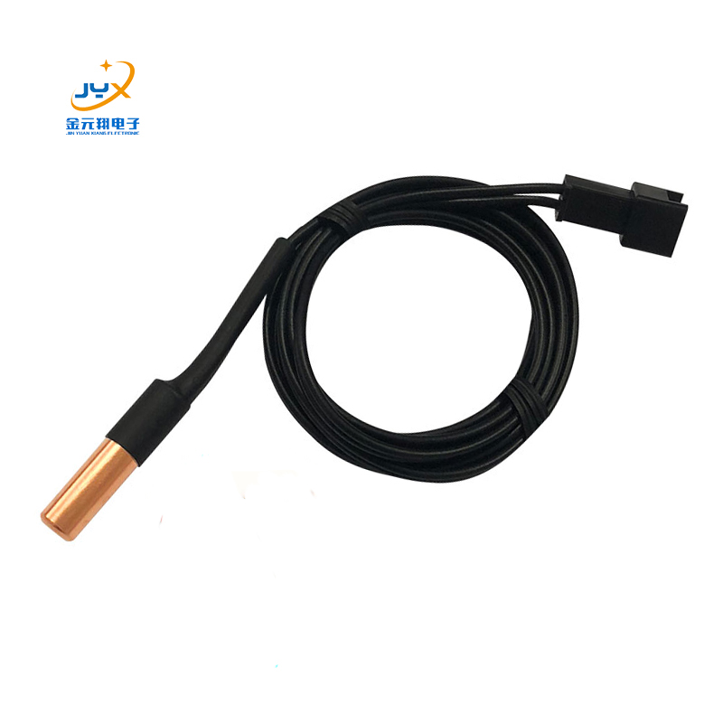 NTC 10K 3950 PTC Thermistor Air Conditioner Temperature Sensor with 5*25MM Copper Probe Housing