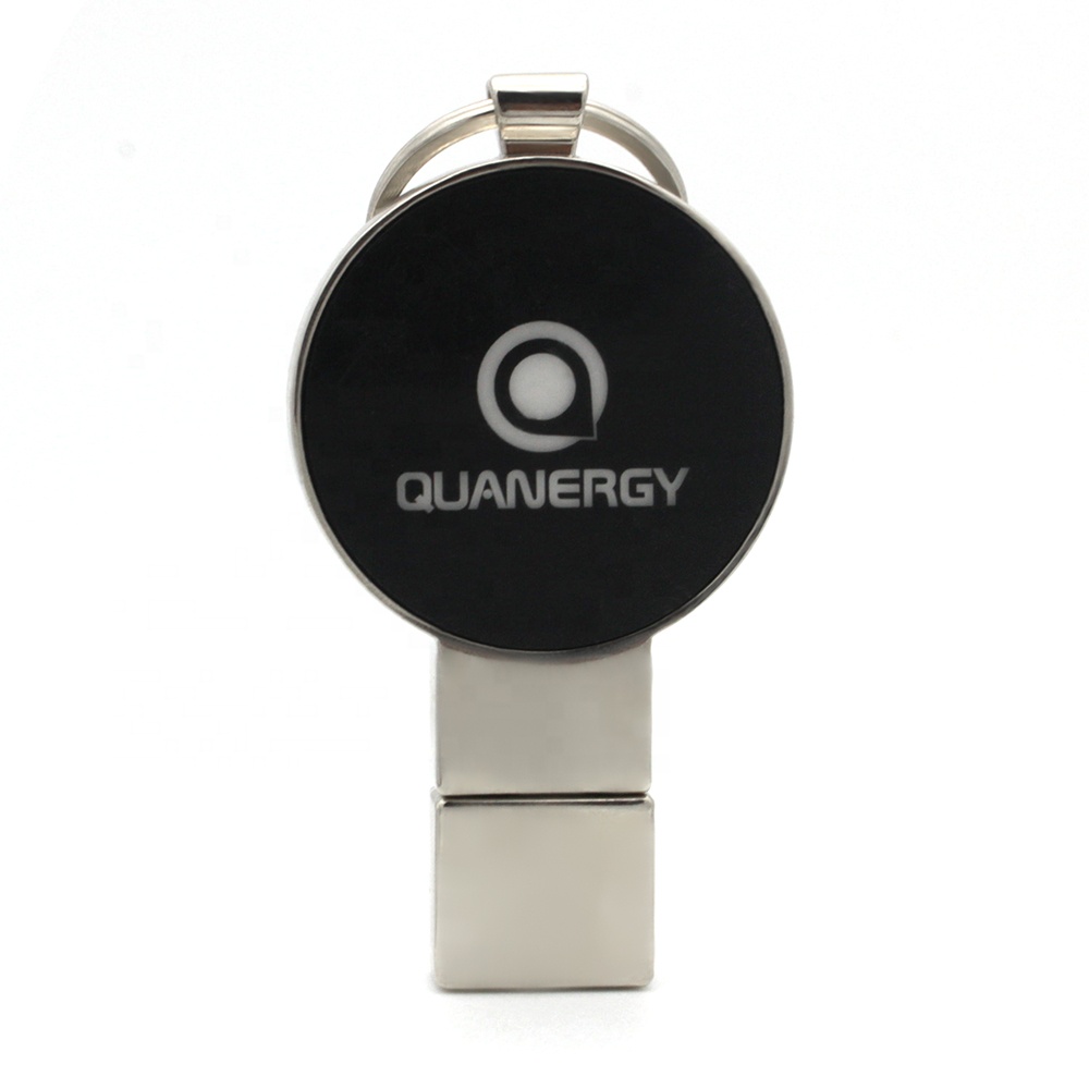 2026 New Arrivals Metal USB Flash Drive Led Light-up Custom Logo Pendrive with Key Ring High Quality USB Stick