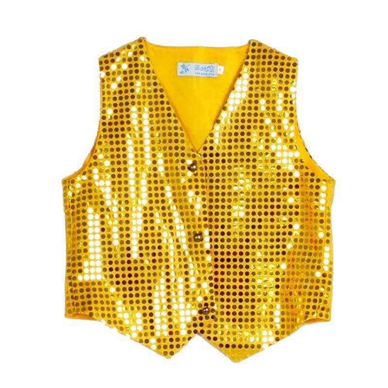 Children Shinny Sequined Suit Vest