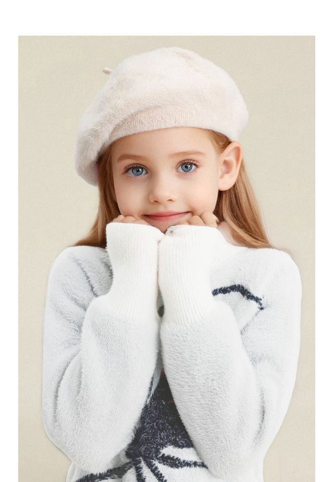 Girls Spider Pattern Fleece Hoodie