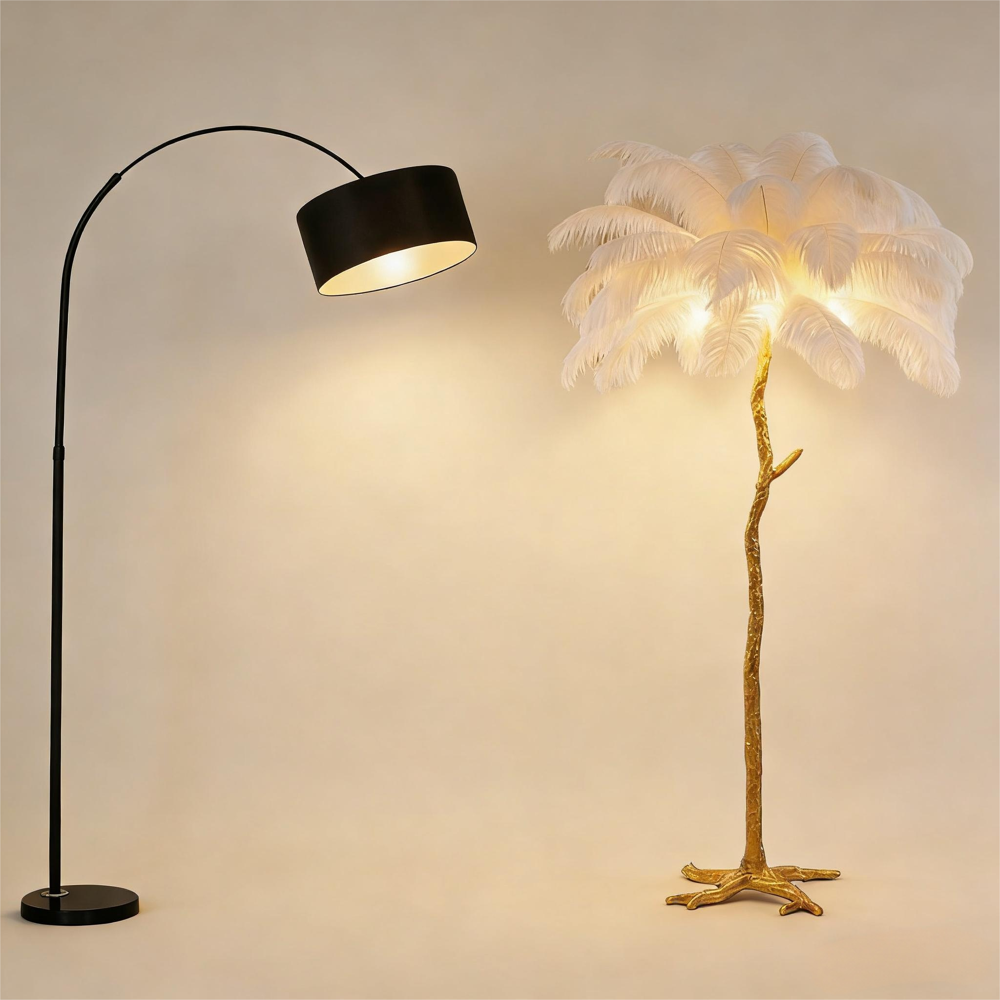 Best-selling Fabric  Personalized Living Room Sofa Indoor Floor Light Simple Art Bedroom Bedside Decorative Floor Lamp