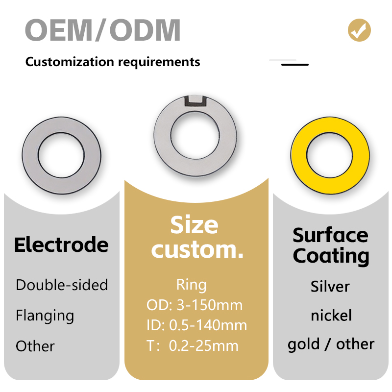 Direct Factory Supply Ultrasonic Plate Electronic Ceramic Accessories Piezoelectric Ceramic Ring-Premium Electrical Ceramics