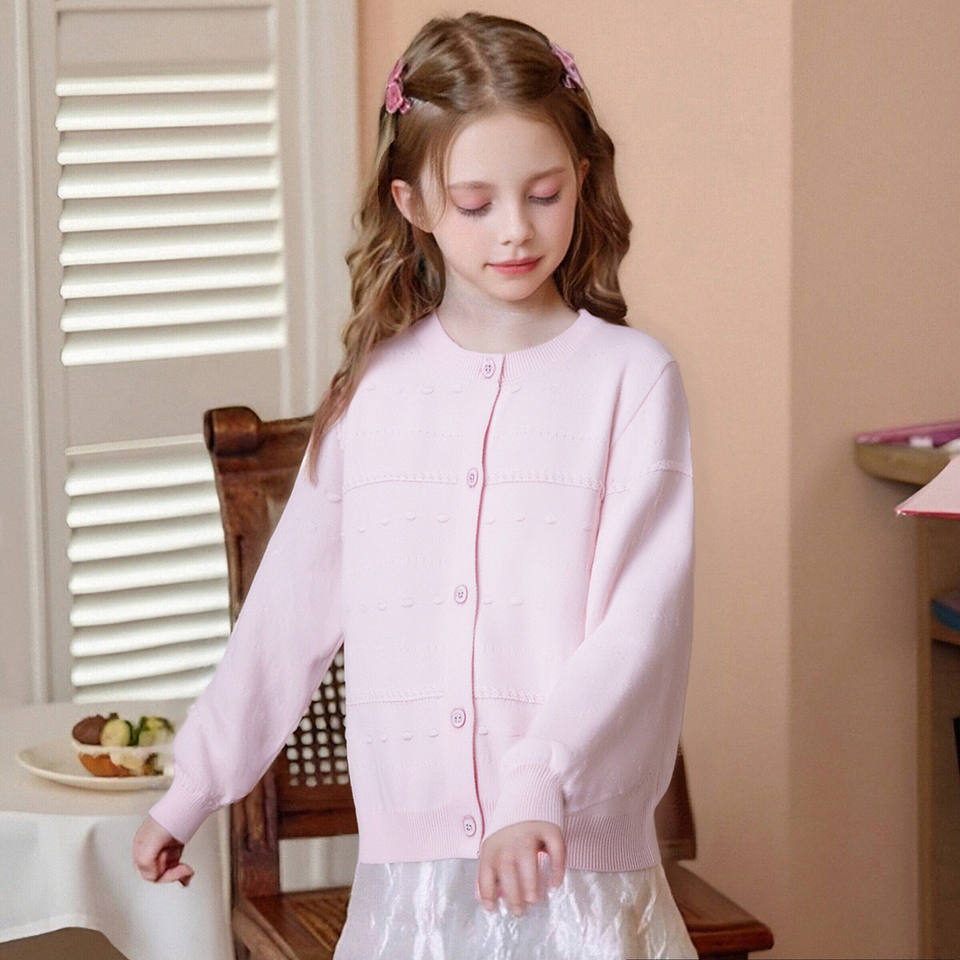 Soft Breathable Cardigan for Girls