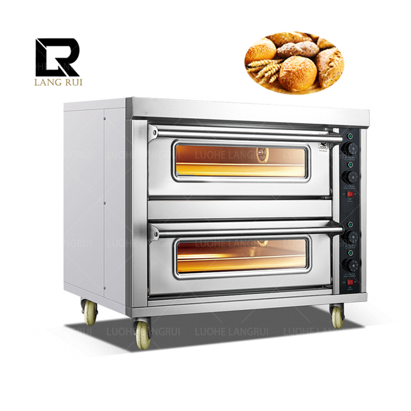 Commercial Baking Oven Electric Commercial Baking Oven Automatic 1/2/ 3 Deck Oven for Baking