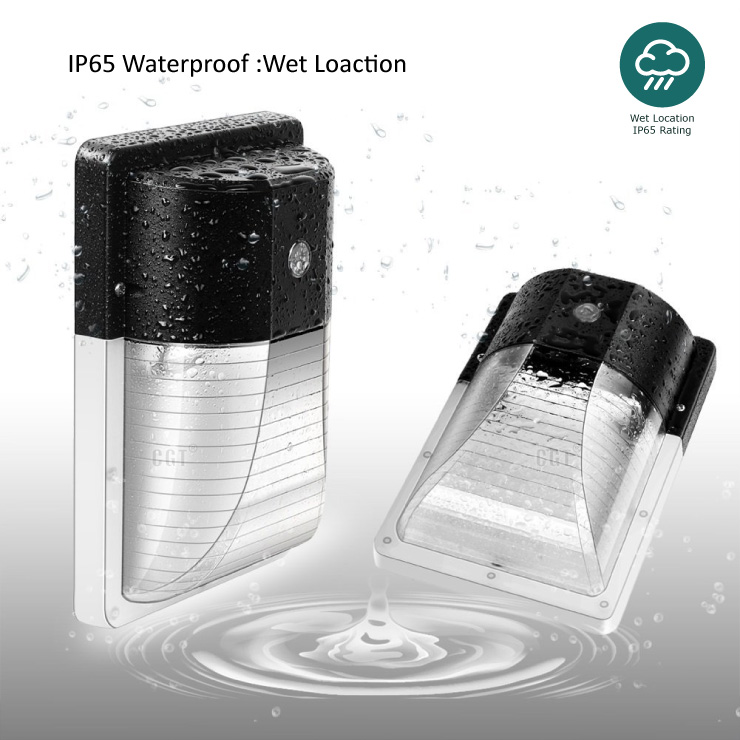 Mini Waterproof Dimmable IP65 Classic LED Outdoor Wall Pack Light Wall Lamp with Photocell