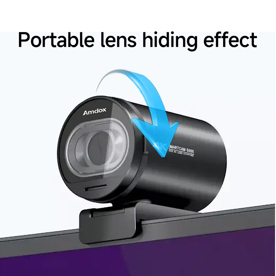 Factory Price 1/2.5'' CMOS Sensor PDAF Autofocus 1080P 4K Ultra HD Webcam Noise Reduction Mics USB 2.0 Type-C Interface in Stock