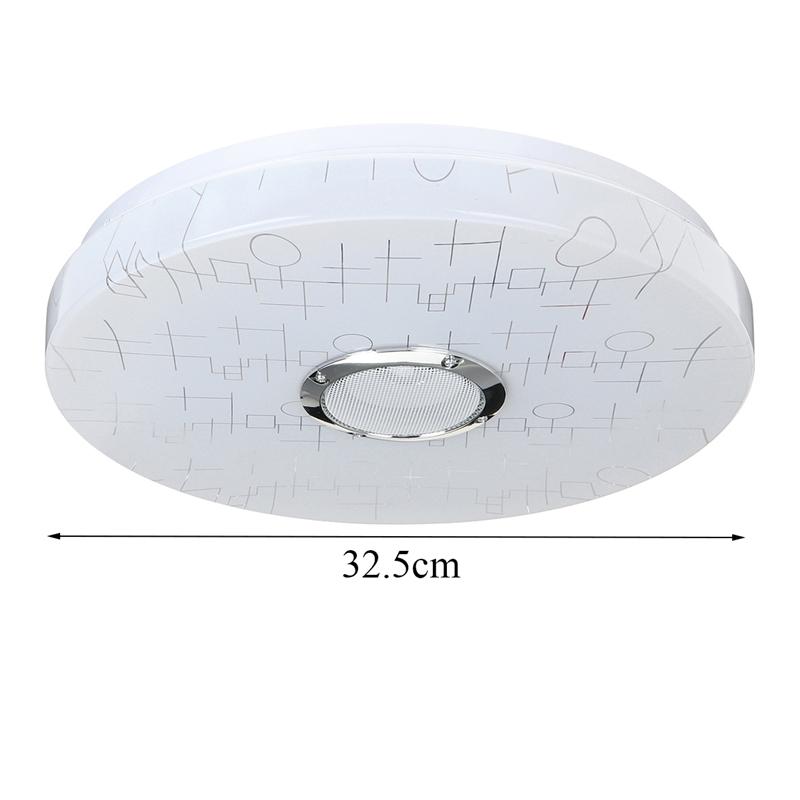 48W APP Remote RGB Color Music Lamparas Interior Round Modern Dimmable Bed Room Lighting Led Ceiling Light