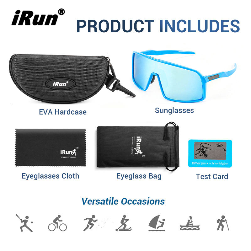 Ветрозащитные очки IRun UV400