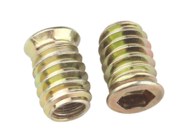 Factory Wholesale Threaded Inserts Type Rivet Nut M4 M5 M6 M8 Zinc Plated Used for Connecting Wooden Furniture