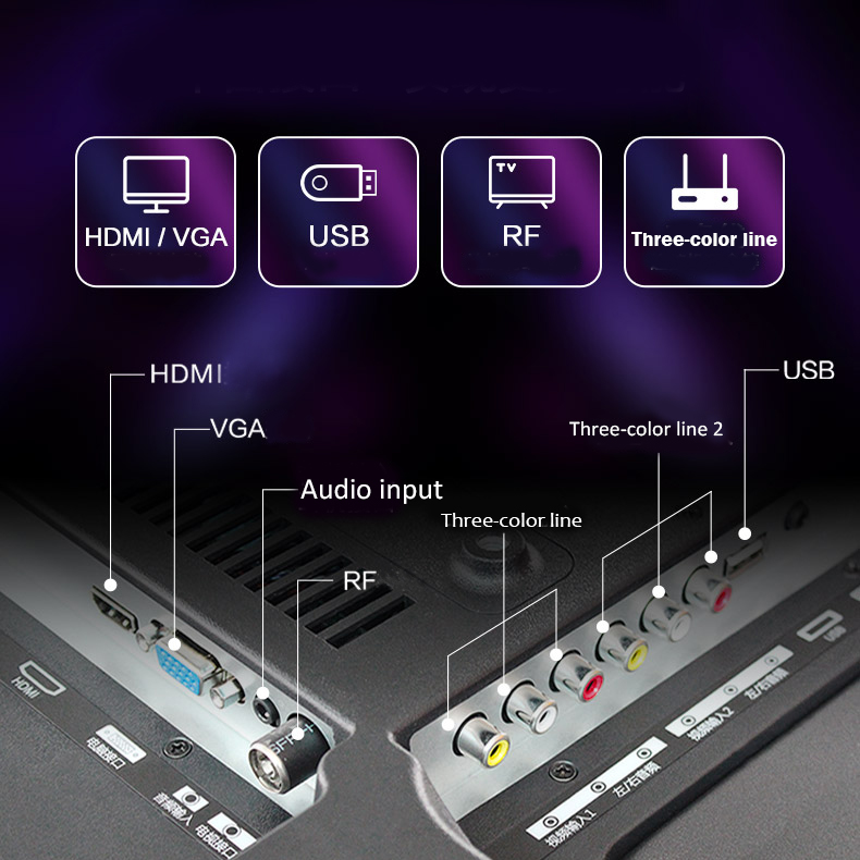 Smart Tvs Television Accept Custom Lcd Led 32 43 50 55 Inch HD 2k 4k Smart Android Smart  Tv