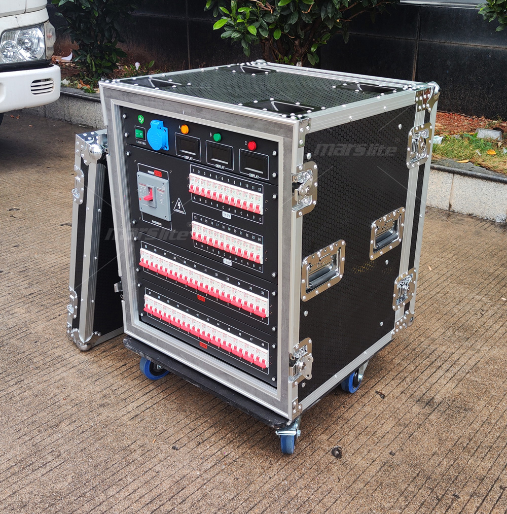 Pro Stage Power Distribution Box Manufacturer 3-Phase 5-Pin 400A Distro Boxes Portable Power Distribution