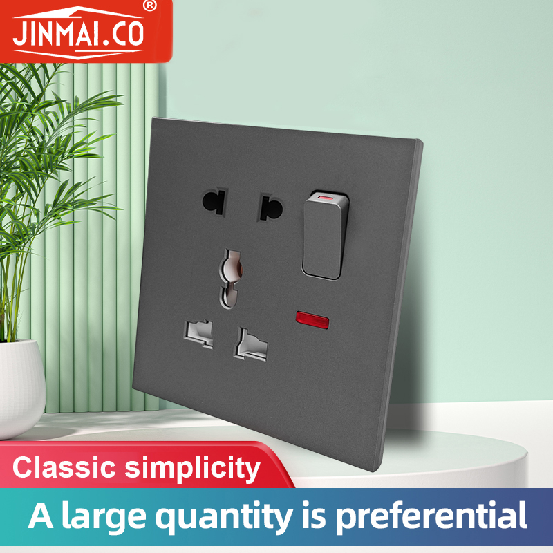 Socket Factory Universal Standard IP66 Type-C Wall Quick Charge USB Interface Socket Electric Multifunction Switches and Sockets