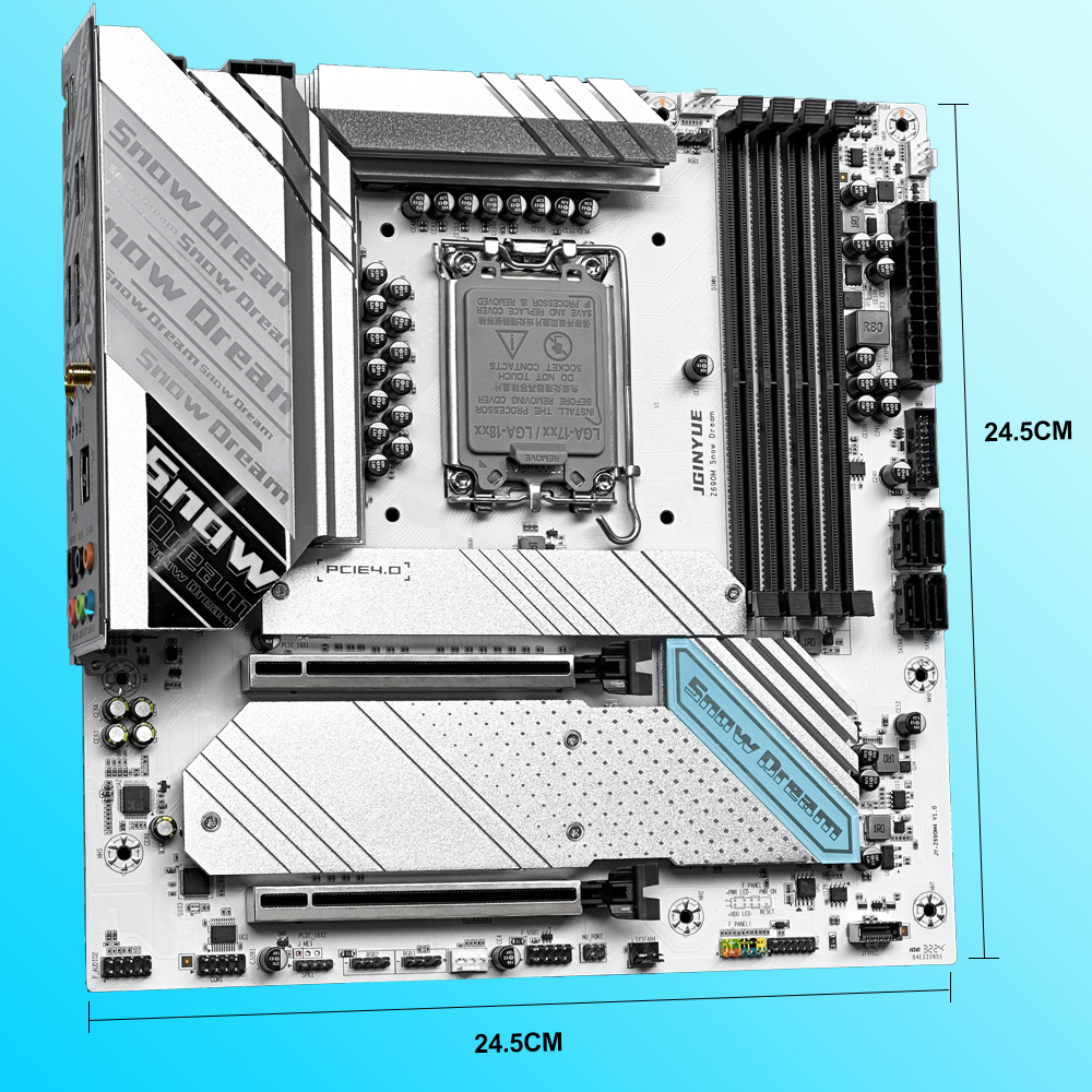 Z690M Z790M Snow Dream H610M H610I B660M GAMING WIFI LAG1700 Motherboard Supports DDR4/DDR5 Ram for 12-14th Generations