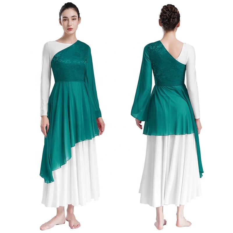 Womens Contemporary Dancewear Stage Dance Dress