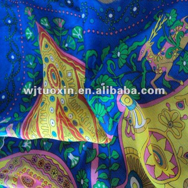Шелк с цифровой печатью 100% (Digital Print)