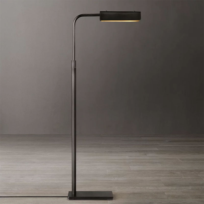 American Design Vintage Copper Versatile Lighting Solutions Corner LED Luxury Lamp With Shelves Standing Light Floor Lamp