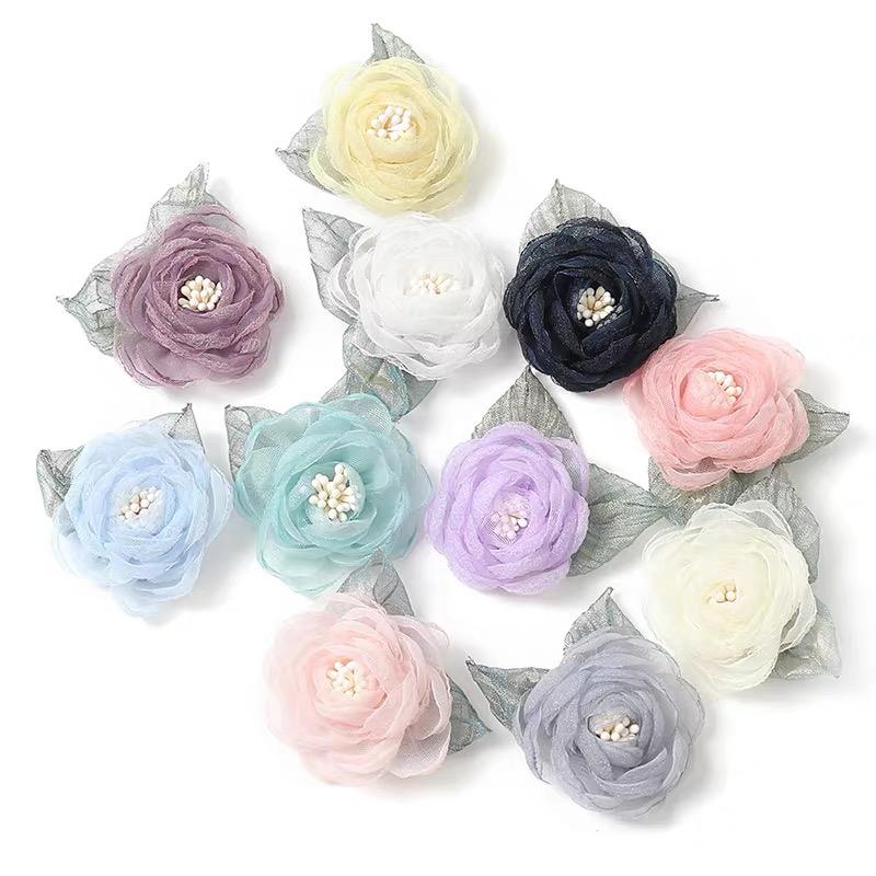 DIY 3D Organza Flowers