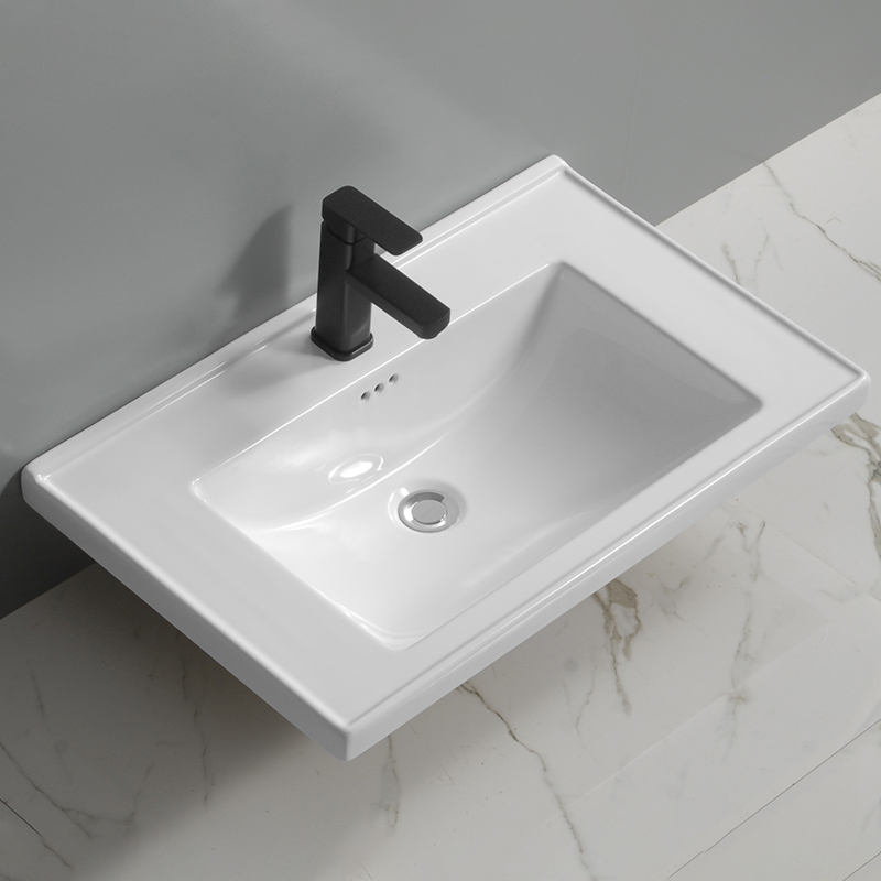 Белая раковина-сосуд для столешницы (Countertop Vessel)