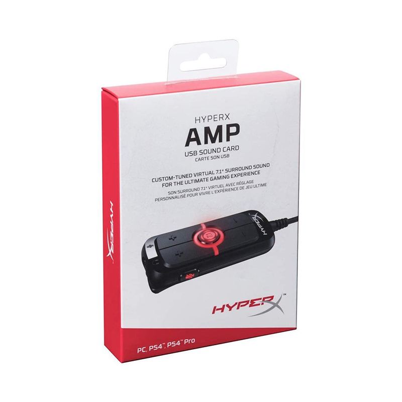 Hyper X Amp USB Sound Card Virtual 7.1 Surround Sound Plug and Play Sound Card