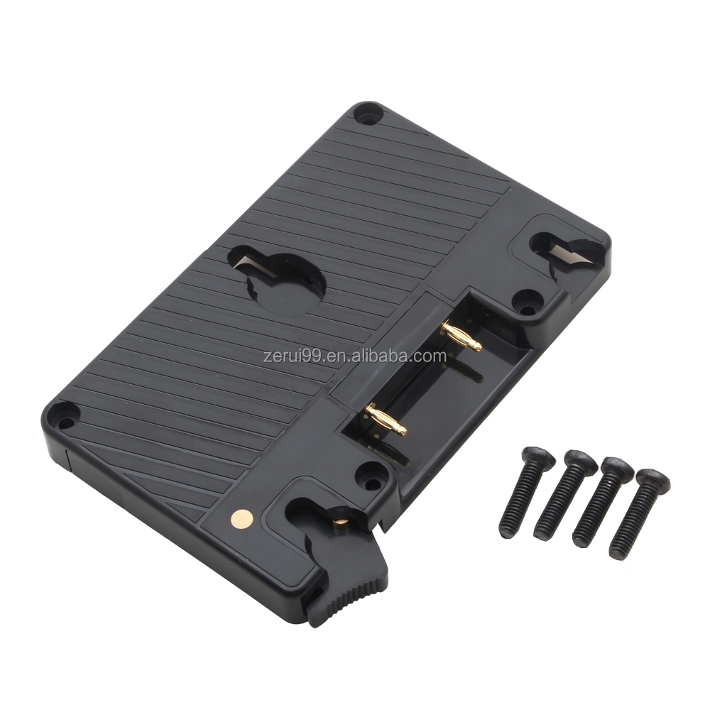Gold Mount Aluminum Alloy Battery Camera Adapter Plate - Premium ABS Accessory for Professional Photography