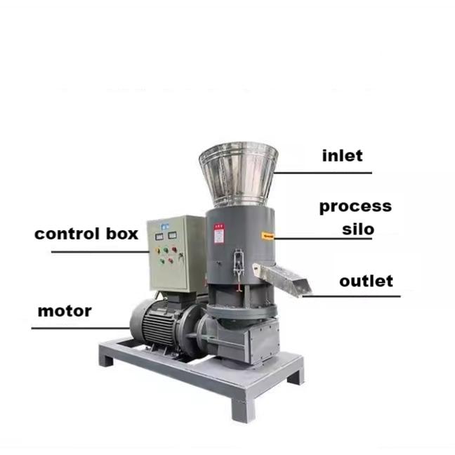 Factory Price Wood Pellet Making Machine Animal Feed Pellet Mill Making Machine Ring Die Pellet Mill