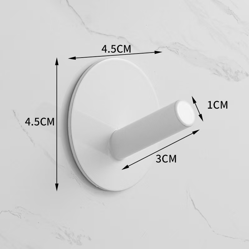 Hot Sale  Multifunctional Rotating Hook Self-adhesive Strong Adhesive Household Kitchen Appliance Storage Hook Wall Hooks