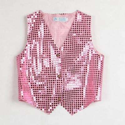 Children Shinny Sequined Suit Vest