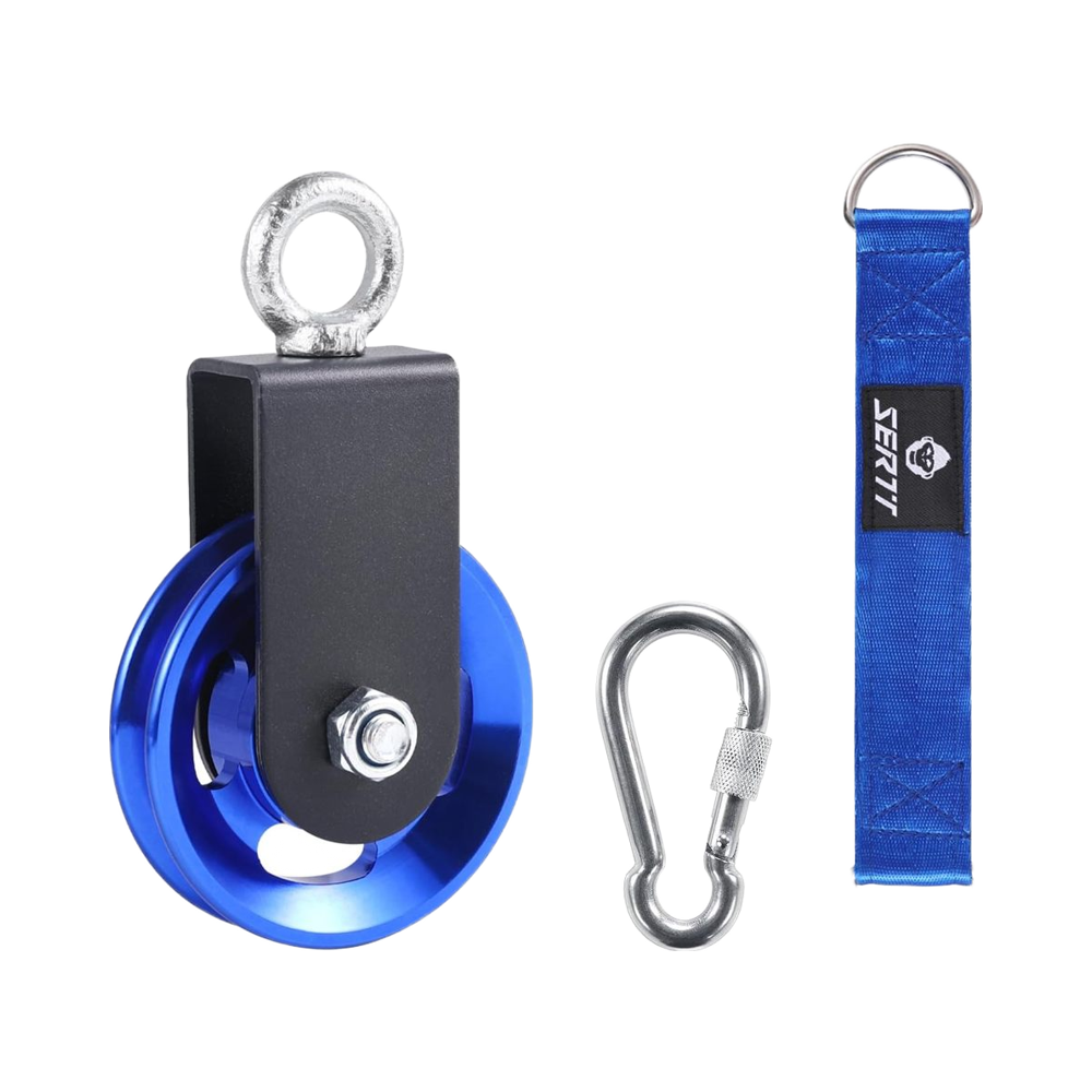 Upgraded 90mm Aluminium Alloy Gym Pulley Wheel Cable Pulley System for Home Gym with Max Load 660LBS OEM Customizable