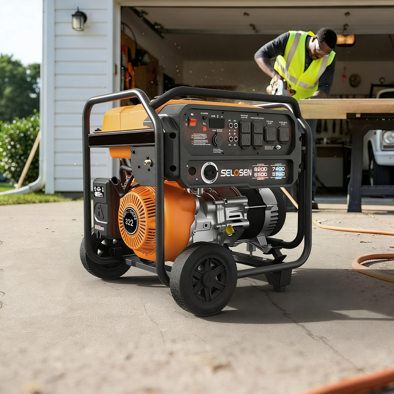 Portable 6.5kva Dual Fuel Bigase Biofuel Generator Oem Odm Gas Dual Fuel Inverter Generator Plantas Stromerzeuger Schallisoliert