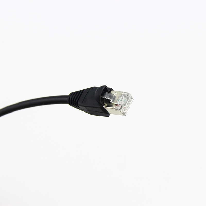 Factory Customized 12V Powered USB Cable with 8-Pin RJ45 and MX 4.2 1X3 3-Pin Connectors Pure Copper Conductor PVC Jacket