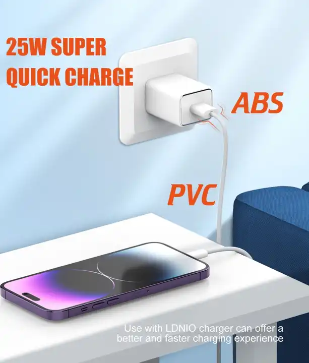 LDNIO LS891 Smartphone Accessories 1M 25W Data Cable Line Set USB 2.0 Micro USB a Type-C PD Fast Charging Data Type C Cable Wire