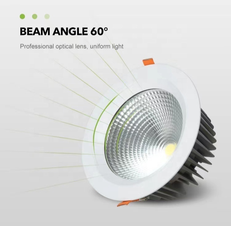 High Brightness Interior Living Room Hallway Lighting Aluminum Recessed Led Downlights