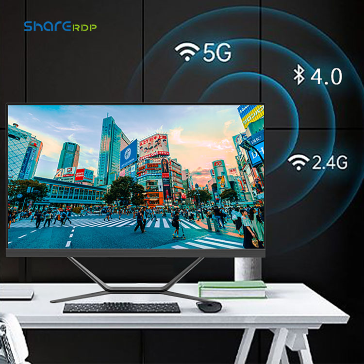 Sharerdp OEM All in One Computers 23.8 Inch 27 Inch Core I3 I5 I7 Discrete CPU Desktop Computer H510 Motherboard Monoblock PC