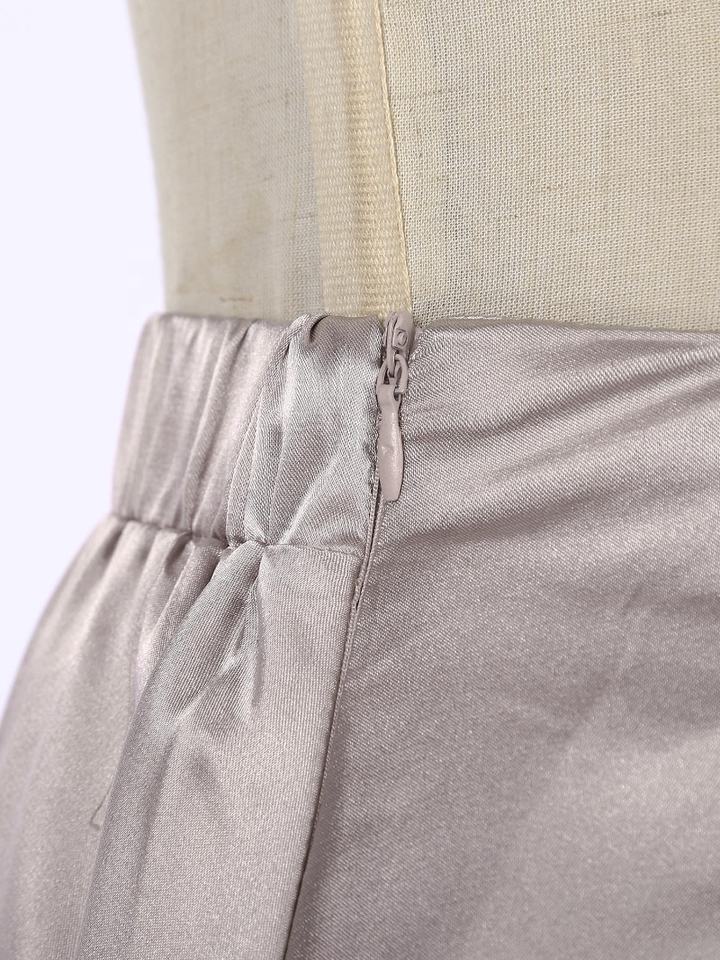 Атласная юбка High Waist (Elegant Satin Long)