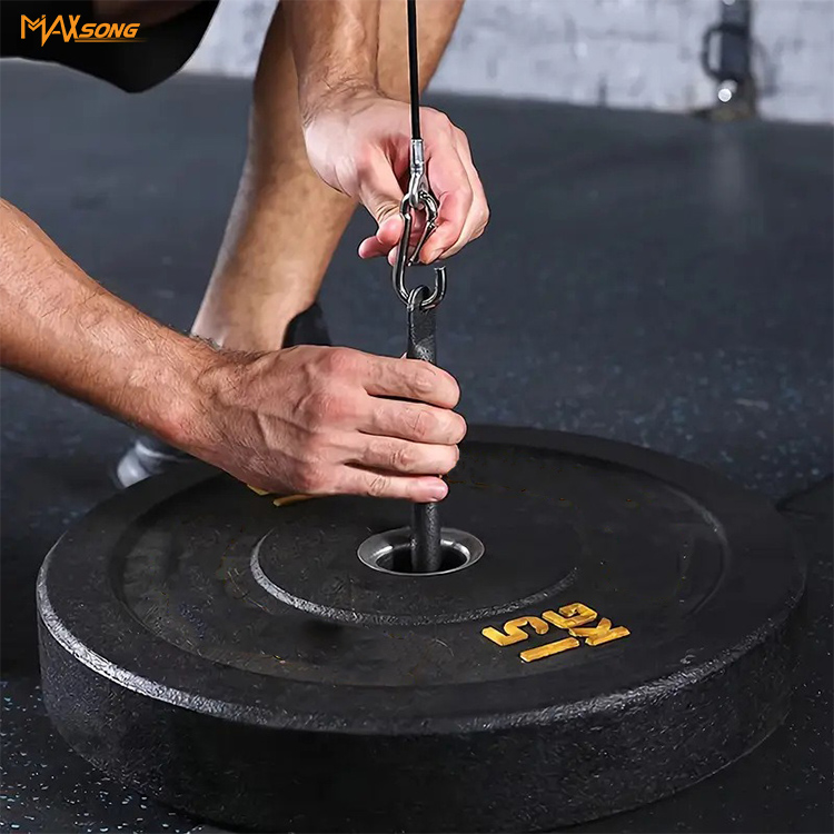 Adjustable Cable Pulley System with Dumbbell Rack 2cm/4.8cm Home Gym Attachment for Strength Training Weight Lifting Exercises