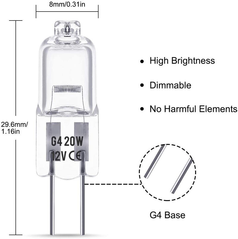 Микро-лампа G4 (110V-250V)